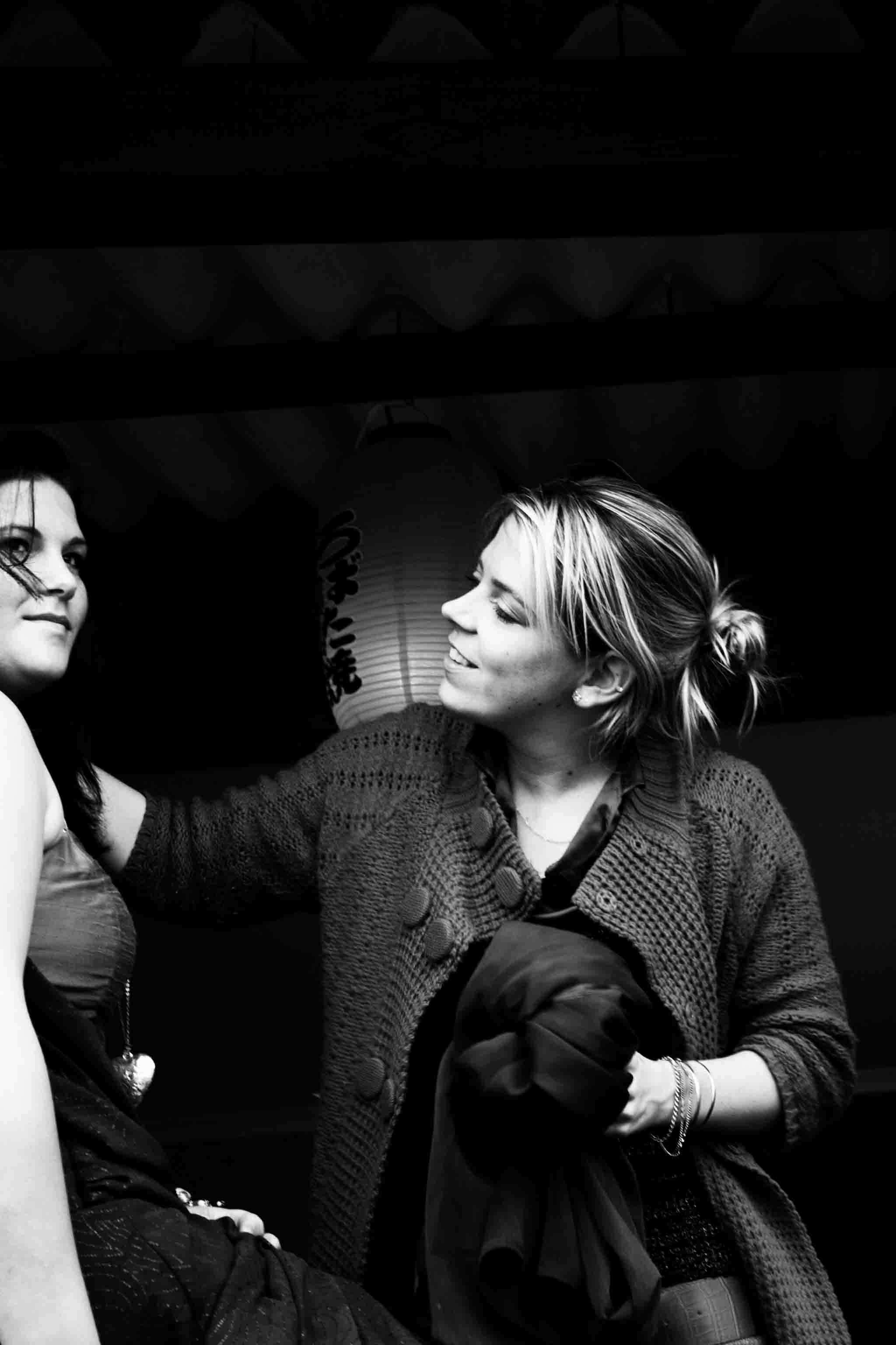 Bianca checking finishing touches on Ginni