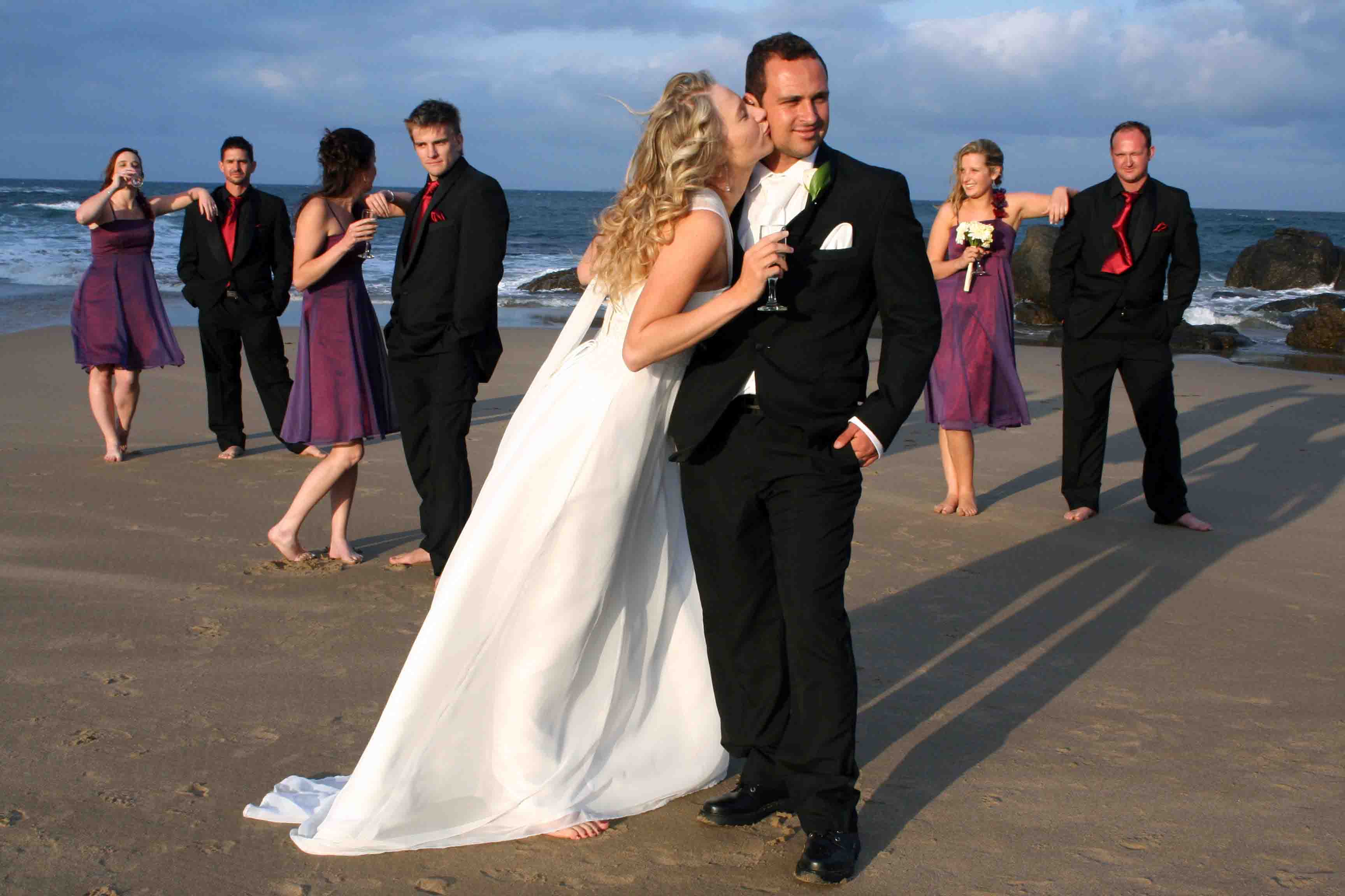 The bridal party