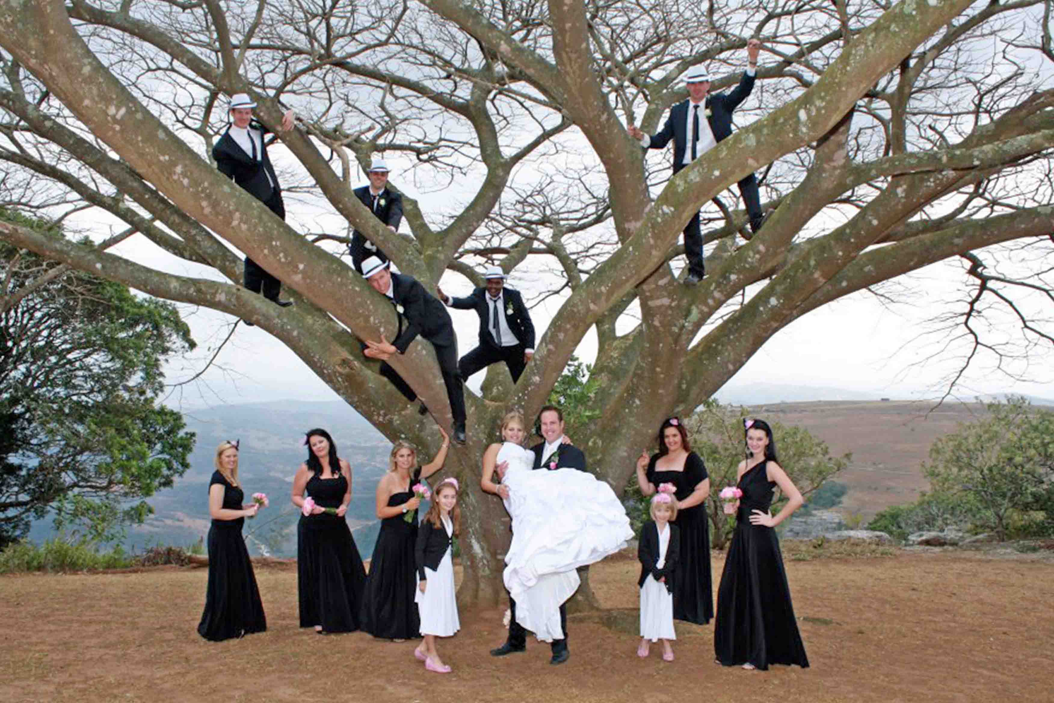 The bridal party